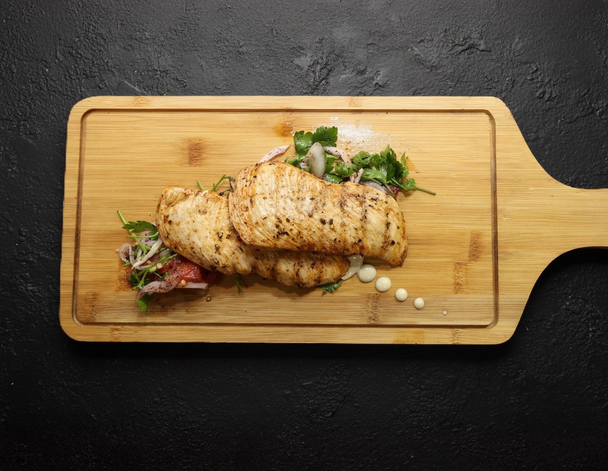 חזה עוף על האש